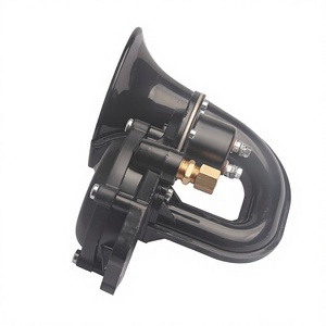 Klaxon électrique à sonorité élevée pour camions et véhicules d'ingénierie, 12V, noir, klaxon à air universel - Product Image 3