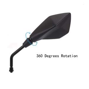 Rétroviseurs universels pour guidon de moto ou scooter de 7/8 pouces, produit de qualité supérieure - Product Image 4