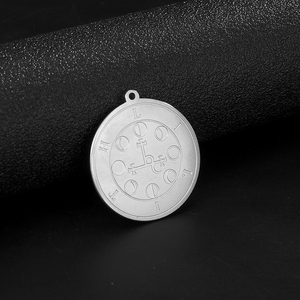 Collar con amuleto de acero inoxidable para mujer, colgante de la lista de demonios en El <span class=keywords><strong>Ars</strong></span> <span class=keywords><strong>Goetia</strong></span> Vintage de Solomon, accesorios al por mayor - Product Image 6