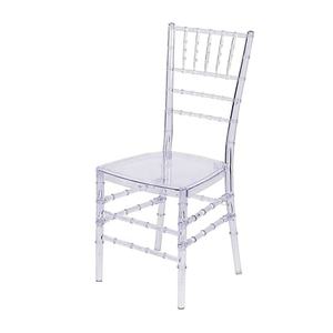 Wholesale KD Design Wedding Party Tiffany Transparent Acrylic Crystal <b>Clear</b> Chiavari Hotel <b>Chairs</b> for Event - Product Image 2