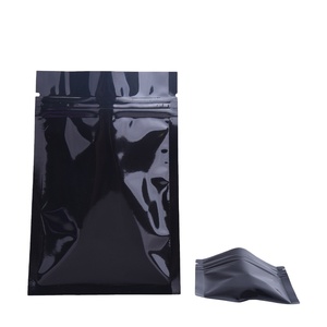100PCS Custom printed plastic smell proof black ziplock food jungle boys sugar packaging mylar bag