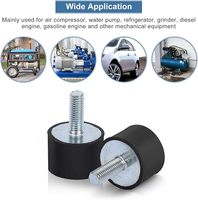 Supports en caoutchouc personnalisés de haute qualité, amortisseurs anti-vibrations, isolateurs de vibrations, supports anti-vibrations pour bobines