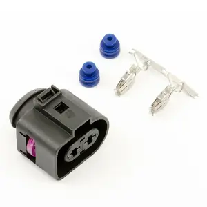 Konektor Pigtail Sensor temperatur wanita JPT 2 Pin 2.8mm untuk Audi VW