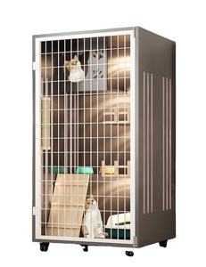 Jaula y Casa para Gatos de Interior de Madera Cerrada Personalizable de Alta Calidad, Multifuncional con Poste Rascador y Balcón - Product Image 2