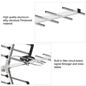 Antena de TV Digital DVB-T de Alta Ganancia para Exteriores, de Largo Alcance, VHF HDTV, con Amplificador de Señal de un Solo Brazo, Fabricada en Indonesia - Product Image 3