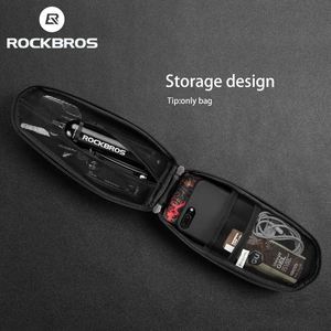 Sac de vélo ROCKBROS à coque rigide pour tube avant, étanche, pour VTT, vélo de route, sac de selle pliable, multifonctionnel, grande capacité, fabriqué en usine BSCI - Product Image 5