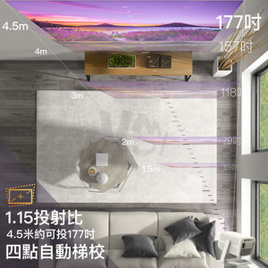 Chất Lượng Cao 1080P Native Chiếu Với Android TV Giấy Phép Full HD Rạp Hát Tại Nhà - Product Image 4