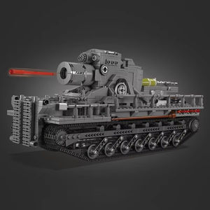 MOULD KING 20028 Bloques de construcción de tanques de control remoto militar-Construye el modelo Karl Mortar-Regalos ideales para niños - Product Image 1