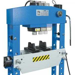 FERVI - P001/75 75 toneladas Prensa hidráulica neumática de taller-PRENSAS HIDRÁULICAS EAN 8012667282943 - Product Image 2