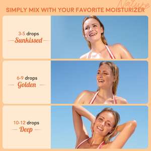 Harga Pabrik Grosir 60ml Tanning Drops Aloe Vera Aroma Tropis Gliserin Minyak Biji Jojoba Suplemen Perona Kulit Tanpa Sinar Matahari - Product Image 4