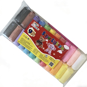 <span class=keywords><strong>Arcilla</strong></span> de Modelar de 24 Colores, Ultraligera y Suave, Juego de Juguetes de Bricolaje Unisex para Niños, Molde para Hornear, Herramientas Espaciales, Edades 0-14+ - Product Image 1