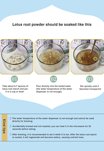 Abaole Hạt Chia Chất Lượng Cao 500G Bột Thay Thế Cho Bữa Ăn Súp Củ Sen Dạng Hạt Tức Thì Để Giảm Cân - Product Image 5