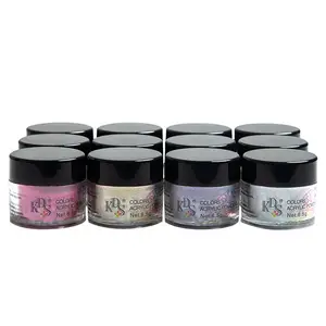 KDS colour acrylic powder for nail care,more than 200 colors available beautify nails wholesale