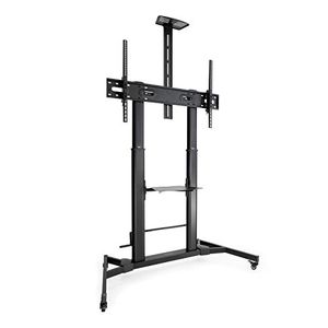 Supporto da pavimento con ruote regolabili 60-100, ideale per adattarsi a diverse altezze e facilitare il movimento degli attrezzi. - Product Image 1