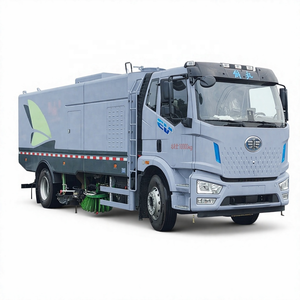 Camión barredor de calles directo de fábrica con cepillos laterales dobles, lavado en húmedo, succión al vacío, vehículo de limpieza y barrido, personalizable - Product Image 1
