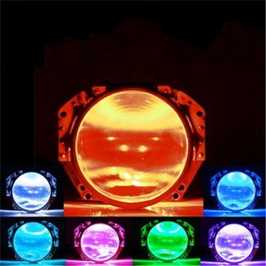 RGB LED <span class=keywords><strong>DEVIL</strong></span> Eye กับผู้ถือสำหรับ3.0นิ้ว Bi-LED โปรเจคเตอร์เลนส์ APP ควบคุมแสงสีมายากลชุด - Product Image 5