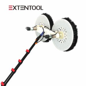 Brosse électrique solaire de 5,5 m à double tête <span class=keywords><strong>pour</strong></span> le nettoyage extérieur des fenêtres et des panneaux solaires - Product Image 3