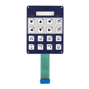 Clavier à membrane souple en PET avec superposition de membrane graphique personnalisée pour panneau de commande d'équipement médical et industriel - Product Image 5