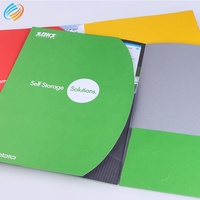 Carpeta de Presentación de Lujo Personalizada para Documentos A4, con 2 Bolsillos e Impresión, con Ranura para Tarjetas de Visita