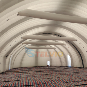 50m ngoài trời lớn tổ chức sự kiện bên Lều <span class=keywords><strong>Inflatable</strong></span> hộp đêm Lều khổng lồ thổi lên <span class=keywords><strong>Inflatable</strong></span> triển lãm thương mại Lều mái vòm với đèn - Product Image 6