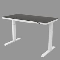 Bureau assis-debout électrique réglable en hauteur pour télétravail, ergonomique et intelligent