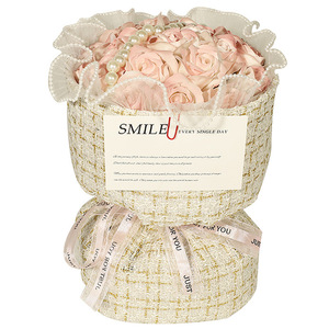 Valentines Day Eternal Rose Bouquet High Grade Soap Flower <b>Gift</b> <b>Box</b> For Teachers Day Mothers Day Wholesale - Product Image 1