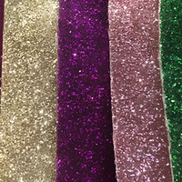 Tissu en cuir synthétique brillant en PU souple, écologique et de haute qualité pour chaussures