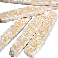 Kemasan jumlah besar Tempe kedelai Premium, alternatif daging Vegan berbasis tanaman Protein tinggi, makanan beku
