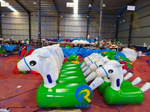 Cheval gonflable <span class=keywords><strong>de</strong></span> course Derby gonflable hermétique Pony Hop Bouncy Horse pour <span class=keywords><strong>jeu</strong></span> <span class=keywords><strong>de</strong></span> course <span class=keywords><strong>de</strong></span> chevaux pour enfants et adultes - Product Image 5