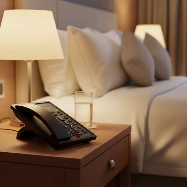 WiFi VoIP IP Phone Hotel Room Desktop SIP Telephone