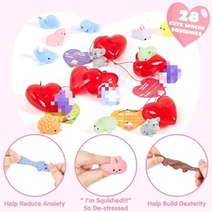 Valentines Toy Capsules <b>Gift</b> <b>Set</b> Cute Mochi Squishy Toys Kawaii Squeeze Animals Fidget <b>Cheap</b> Heart Surprise Capsule Toys - Product Image 5