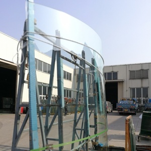 Verre feuilleté trempé courbé de grande taille, verre de sécurité courbé pour garde-corps de balcon/toit en verre/mur-rideau architectural - Product Image 4