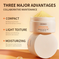 Crème hydratante anti-rides à l'astaxanthine OEM, crème pour le visage rajeunissante à la niacinamide et à l'acide hyaluronique, éclaircissante, raffermissante