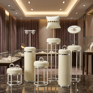 Jewelry Packaging <b>Grey</b> Metal Jewelry Display <b>Frame</b> High Quality Jewelry Display Stand Necklace Earring Spot Event Shop - Product Image 3