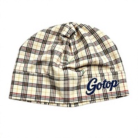 Gorro de Ciclismo de Nailon a Cuadros con Logotipo Personalizado, Gorra Deportiva Transpirable, Suave y Elástica, para Playa, Running y Motociclismo