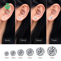 Boucles d'oreilles clous Betterstar personnalisées en or massif 10K/14K/18K avec diamants de laboratoire taille ovale à quatre griffes, certifiées IGI, pour mariage et fiançailles