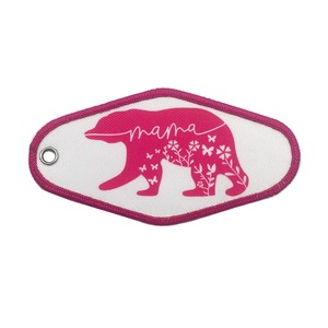 Llavero Tejido Personalizado Premium con Logotipo Bordado en Tela, Etiqueta para Llaves, Artículos Promocionales de Marca, Regalo Promocional, Fabricación OEM - Product Image 5