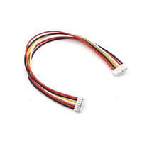 Harness 100mm zh1,5 mm jarak Terminal kawat 2-12P mainan Robot penghubung kawat tunggal dan ganda warna kawat datar