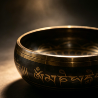 Bol chantant tibétain fait à la main, bol de méditation himalayen pour la guérison sonore, le yoga, le chakra, le reiki, la pleine conscience, la relaxation, la thérapie
