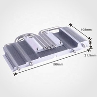 Refroidisseur de processeur RGB personnalisé pour ordinateur PC, 4 caloducs en cuivre et dissipateur thermique, roulement fluide silencieux 22dBA
