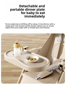 Cochecito de Bebé Ultraligero Plegable Multifuncional, Sistema de Viaje para Sentarse y Recostarse, para Bebés y Niños Pequeños - Product Image 3