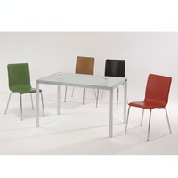 Ensemble de table à manger moderne en contreplaqué avec chaise K/D Bella pour la cuisine et l'ameublement de la maison, durable CHAO CHING