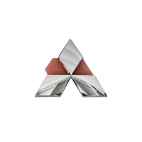 Mitsubishi Eclipse Cross Kit de pièces automobiles Informations sur le véhicule Logo anglais Logo de calandre à grille moyenne Autocollant de logo de hayon