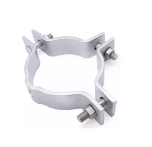 Strain Clamp Pole Band Clamp Joint Repair Clamp for Pole Pipe Galvanized Stainless Steel Overhead Power Fittings