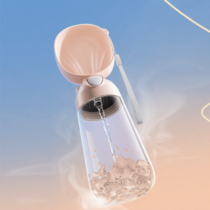 2025 elegante bottiglia d'acqua portatile per cani resistente per animali domestici contenitore per cani per viaggi all'aperto a piedi scatola di plastica imballata - Product Image 6