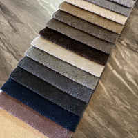 Nouveau tissu en velours uni 100 % polyester, écologique, imperméable, teint, avec peluche et peluche bouclée pour canapé et mobilier