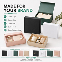 Boîte d'emballage en papier recyclable avec fermeture magnétique, design personnalisé, options de matériaux multiples, vente en gros et au détail, boîte cadeau