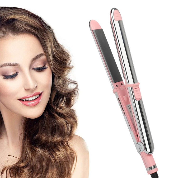 Оптовая продажа на заказ коробка метка частного назначения Nano 450 градусов упаковщиком профессионального выпрямитель для волос титановый Утюг на плоской подошве