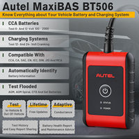 Analyseur de batterie et de système électrique automobile MaxiBAS BT506 6V 12V 100-2000CCA avec adaptateur 4.2 OLIVER