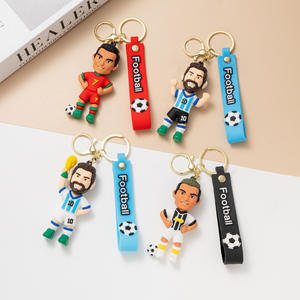 Llavero Personalizado al por Mayor de Jugadores Estrella del Mundial de Fútbol 2026 en Estados Unidos y México, Recuerdo para Fanáticos del Fútbol, Anillo para Llaves, Regalo Coleccionable - Product Image 3